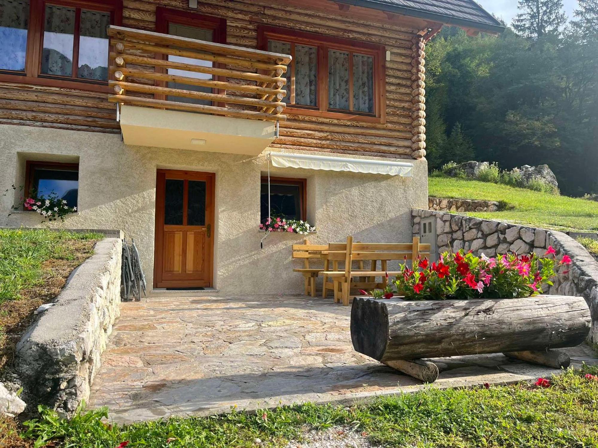Apartments and rooms Kravanja Trenta Buitenkant foto